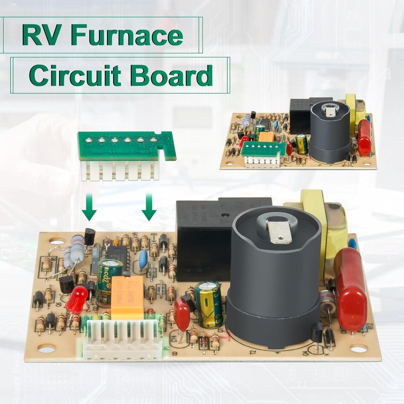 AUTOBABA 31501 RV Furnace Ignition Control Circuit Board Compatible with Atwood & Dometic 7912-II, 85-IV 16, DFMD30111, DC82 25-32 Hydro Flame Furnace Igniter Control Board kit Replace# 33488 33727 (DSI) - Image 5